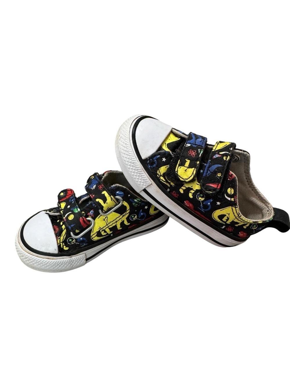 Converse Chuck Taylor All Star Low Top Dinosaur Sneakers Baby Toddler Size 4